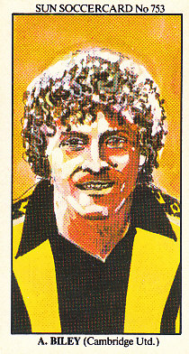 Alan Biley Cambridge United 1978/79 the SUN Soccercards #753
